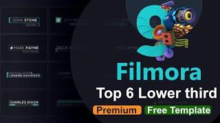 filmora 9 download perineum lowerthird for free template || filmora viedo editing tutorial