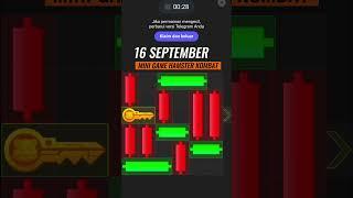 16 September Hamster Kombat Mini Game Today ( Puzzle Solved )