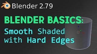 Blender Basics: Smooth shade with hard edges