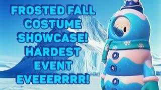 HARDEST RAGE EVENT EVER IN FALL GUYS! TIME ATTACK FROSTED FALL COSTUME SHOWCASE! (FALL GUYS!)