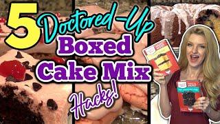 5 Mind-Blowing BOX CAKE MIX RECIPES you MUST TRY! | Doctored-Up Box Cake Mix Recipes Ep. #6