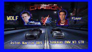 Need For Speed Carbon - Junkman BMW M3 GTR vs Wolf