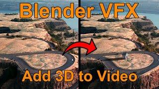 Blender VFX Motion tracking | Add 3D objects in your Videos Tutorial