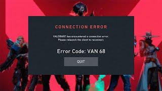 How to Fix the Valorant Error Code VAN 68 on Windows 11