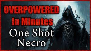 One Shot Necromancer Build & 1-50 FAST Leveling Guide | Diablo 4