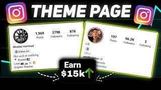 How To Create Instagram Theme Page In 2024 How This Instagram Theme  $15K (make money on instagram)