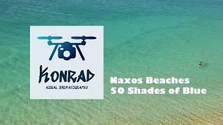 NAXOS BEACHES - (Νάξος) Naxos Best Beaches 50 Shades of Blue - Aerial Views 4K #naxosbeaches