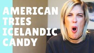 American Trying Icelandic Candy!! (DRUNK) | catrific