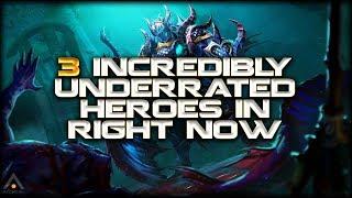 3 Incredibly Underrated Heroes Right Now in Dota 2 | Pro Dota 2 Guides