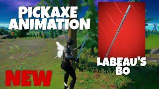 NEW *LABEAU'S BO* Pickaxe Animation (Fortnite Gameplay) | Rogue & Gambit