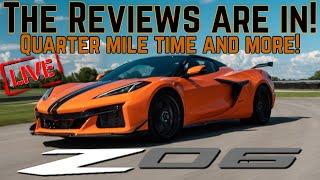 C8 Z06 QUARTER MILE TIME, PDR track footage, embargo lifted reviews, and MORE!