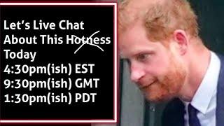 Live Chat Today! Let's Talk Latest Harry and Meghan News