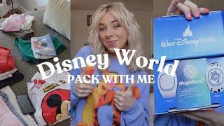 PACK WITH ME FOR DISNEY WORLD️️ - trip plans, what I'm packing, & setting up magic bands!