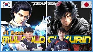 Tekken 8  Mulgold (#1 Ranked Claudio) Vs Chikurin (Clive)  High Level Gameplay