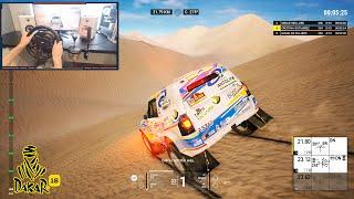 Mitsubishi Montero Proto Rally Dakar 18 Peru | Thrustmaster T300RS Gameplay