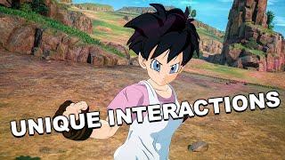 Dragon Ball Sparking Zero - Videl Unique Interactions (Special Quotes)