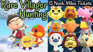 Rare Villager Hunting Using 15 Nook Miles Tickets - Got Ketchup | Animal Crossing: New Horizons