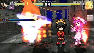 mugen-Ashley (me) & patchouli knowledge vs sephiroth