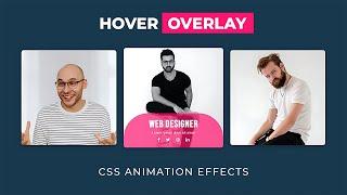 CSS Image Hover Effect with Overlay Animation | CSS Animation Tutorial