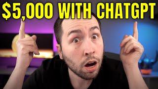 Make Money with ChatGPT on YouTube ($5,000 FACELESS METHOD)