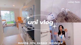 uni vlog  moving into a new dorm + ubc empty studio tour