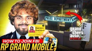 I Joined In Police Department In Gta 5 Mobile | RP GRAND | Sahara YT