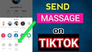 How to Send Massage in Tiktok without Following Someone
