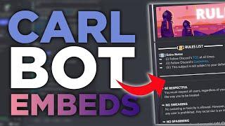 Make Beautiful Discord Embeds with Carl Bot! Gradients, Links, Tagging/Pinging + more Tutorial 2022!