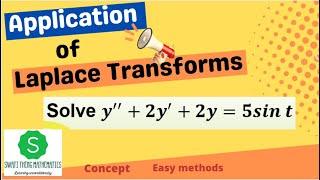 Application of Laplace Transforms bsc be maths @SwatiThengMathematics