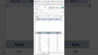 How to Use a Slicer with a Column Combo in Excel #exceltips #excel #excelforbeginners