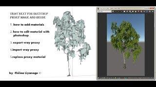 How To Make Vray next for sketchup Proxy