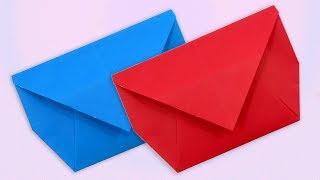 Make Your Own Paper Envelope Without Glue Tape & Scissors