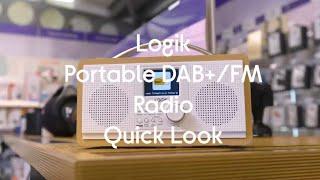 LOGIK L45DABW23 Portable DAB+/FM Radio - Quick Look