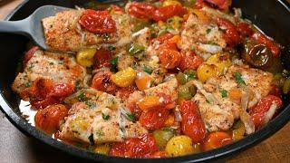 Easy and healthy fish recipe the delicious Mediterranean way!