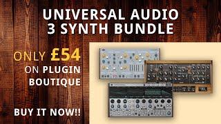 Universal Audio - 3 SYNTH BUNDLE | PolyMax + Opal Morphing + MiniMoog ONLY £54