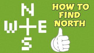 How To Find North Fast!!! (Easy & Simple) [Minecraft All Versions]