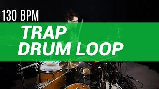 Trap drum loop 130 BPM // The Hybrid Drummer