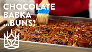 Chocolate Babka — But It's Buns