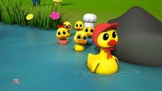 lima bebek kecil | anak-anak bebek lagu | Lagu Anak Anak | Five Little Duck | Junior Squad Indonesia