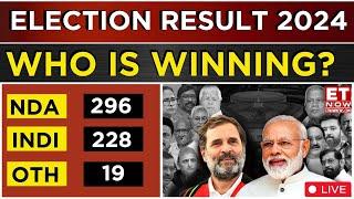 Election Result 2024 Live: Early Trends By 1:30 PM, BJP Steps Ahead With 296 Seats | Latest News