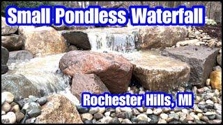 Small Pondless Waterfall | Rochester Hills, MI