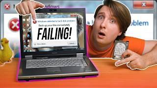 Using A Laptop With A FAILING Hard Drive!