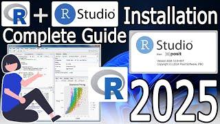 How to Install R and RStudio on Windows 10/11 [ 2025 Update ] Demo R Programming | Complete Guide