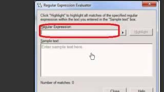 Regular Expression Evaluator in QTP 11