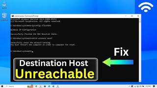 How to Solve a Destination Host Unreachable Error | Fix Internet Issues | 100% Working