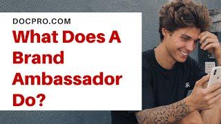 What Does A Brand Ambassador Do? (+ FREE AGREEMENT TEMPLATE)