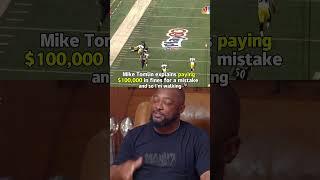 Mike Tomlin had to pay $100,000 for this mistake  #nfl #shorts