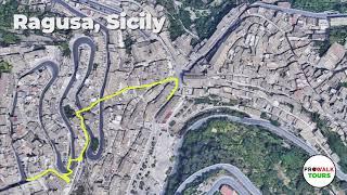 Ragusa Map - Watch on your phone while watching the walk on your TV