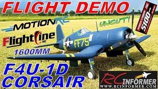 Flightline 1600mm F4U-1D Corsair Flight Review By: RCINFORMER