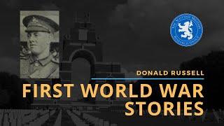 First World War Stories: Donald Russell